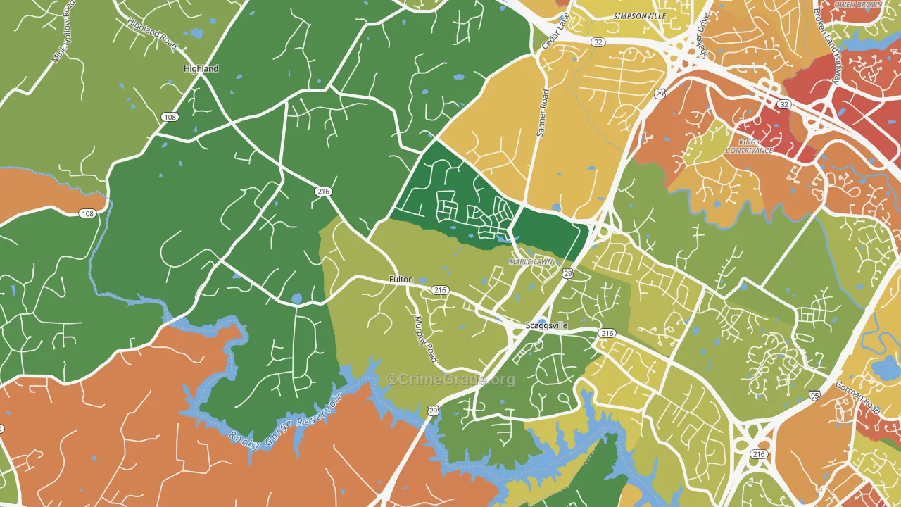20759, MD Map of Theft Rates
