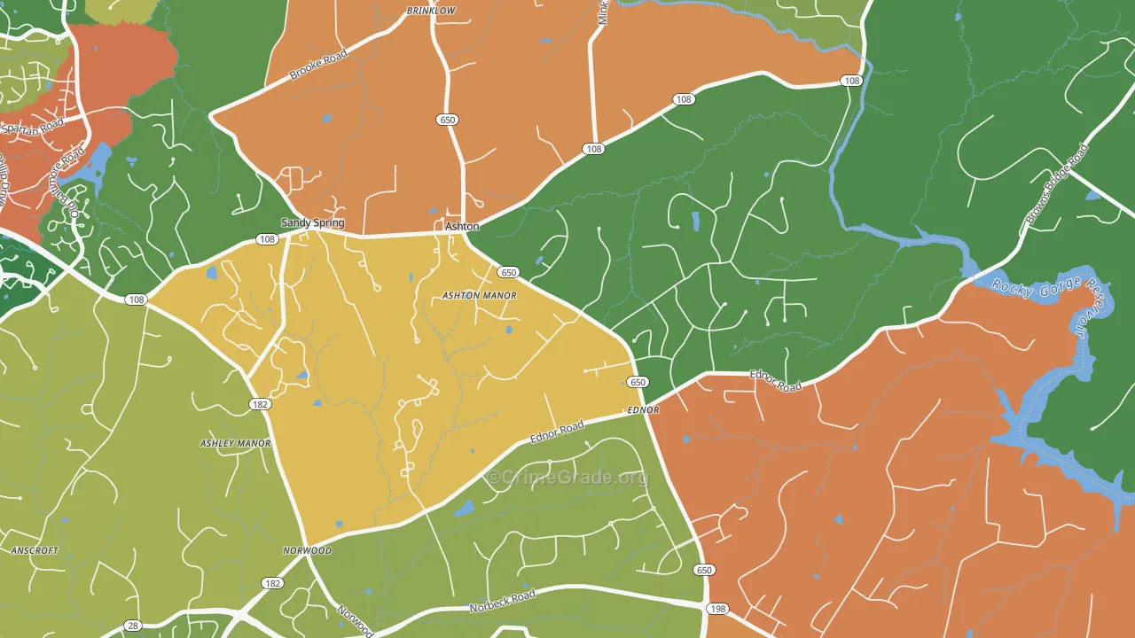 20861, MD Map of Theft Rates
