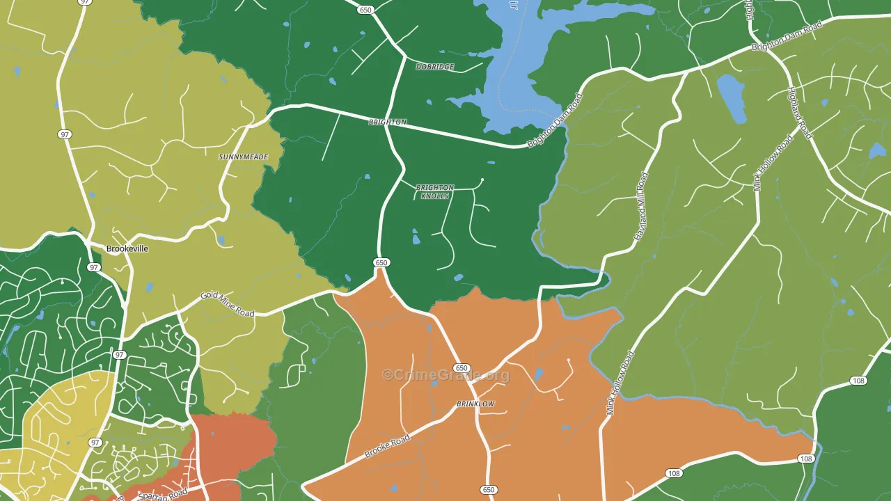 20862, MD Map of Theft Rates