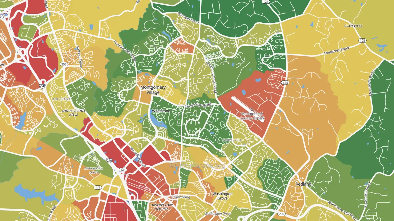 20879, MD Map of Theft Rates