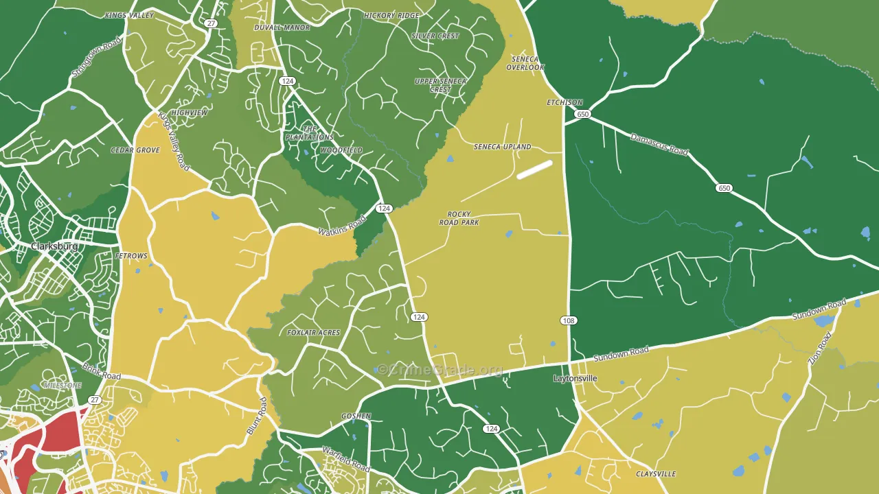 20882, MD Map of Theft Rates