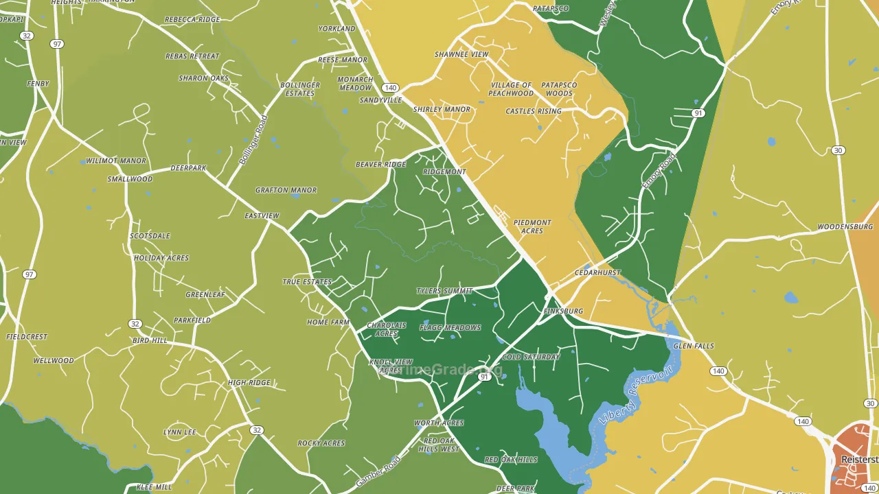 21048, MD Map of Theft Rates