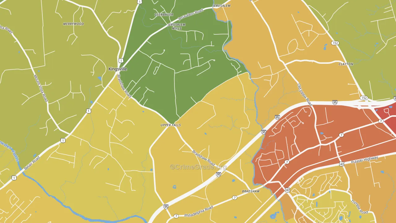 21156, MD Map of Theft Rates