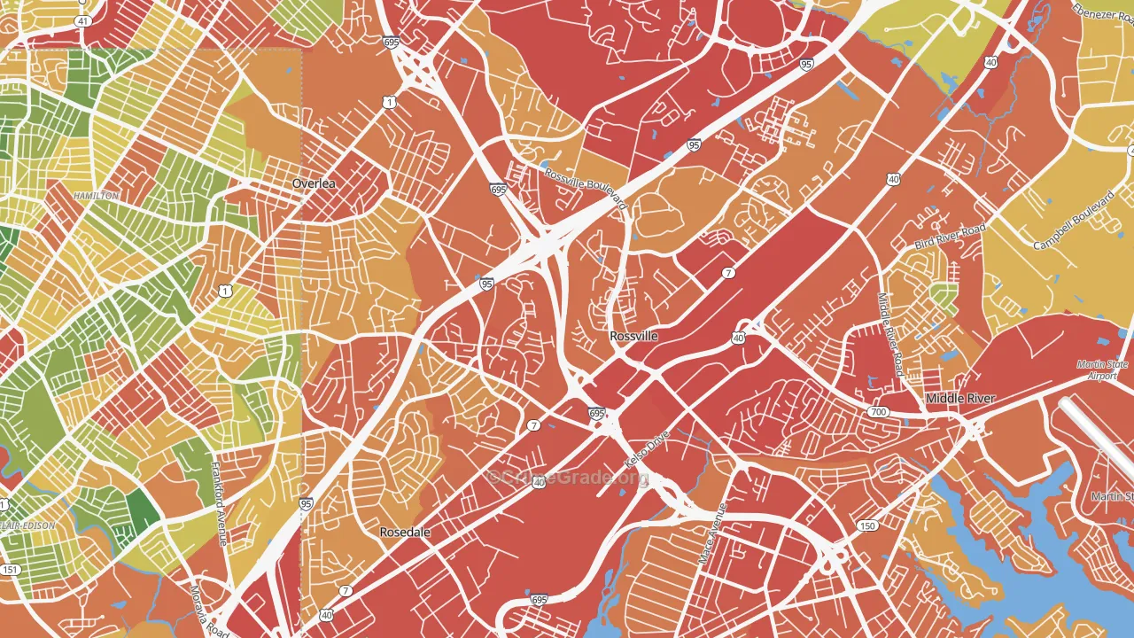 21237, MD Map of Theft Rates