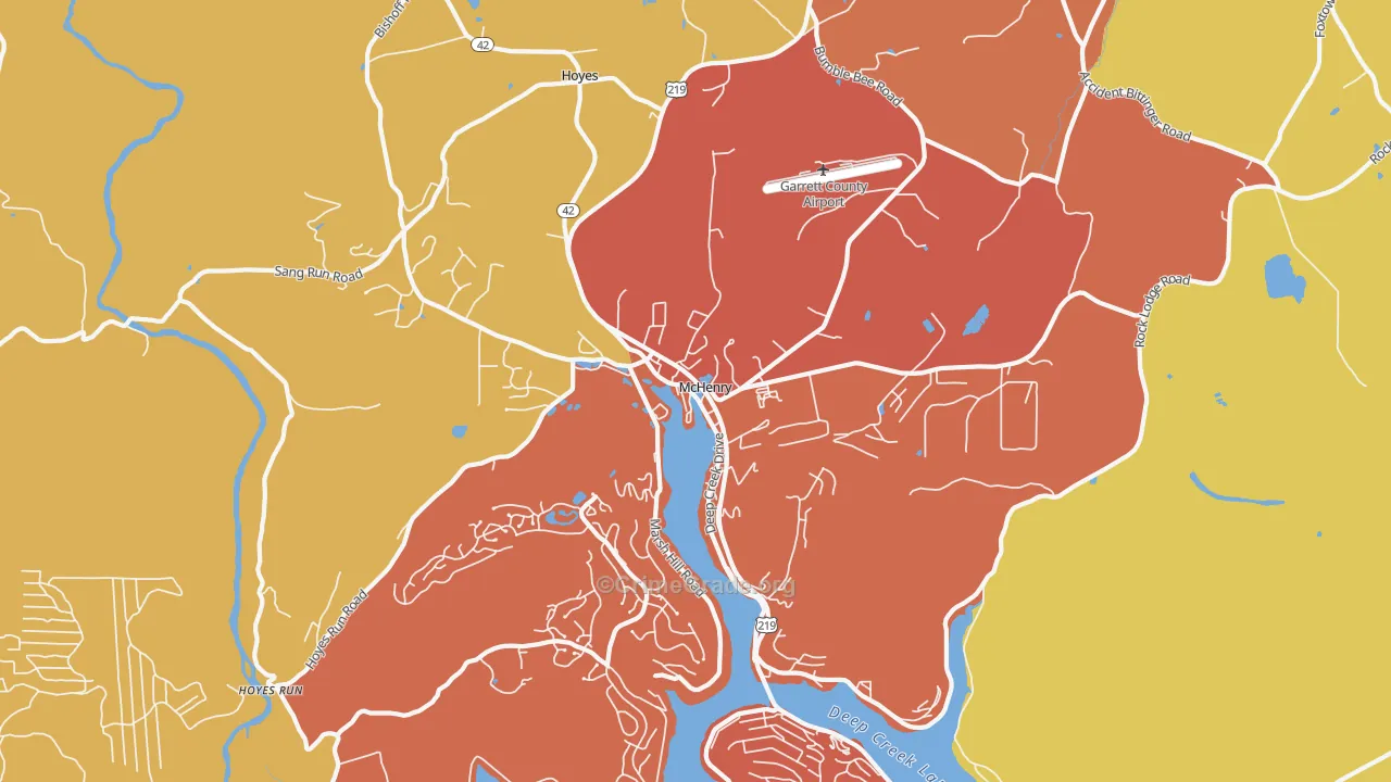 21541, MD Map of Theft Rates