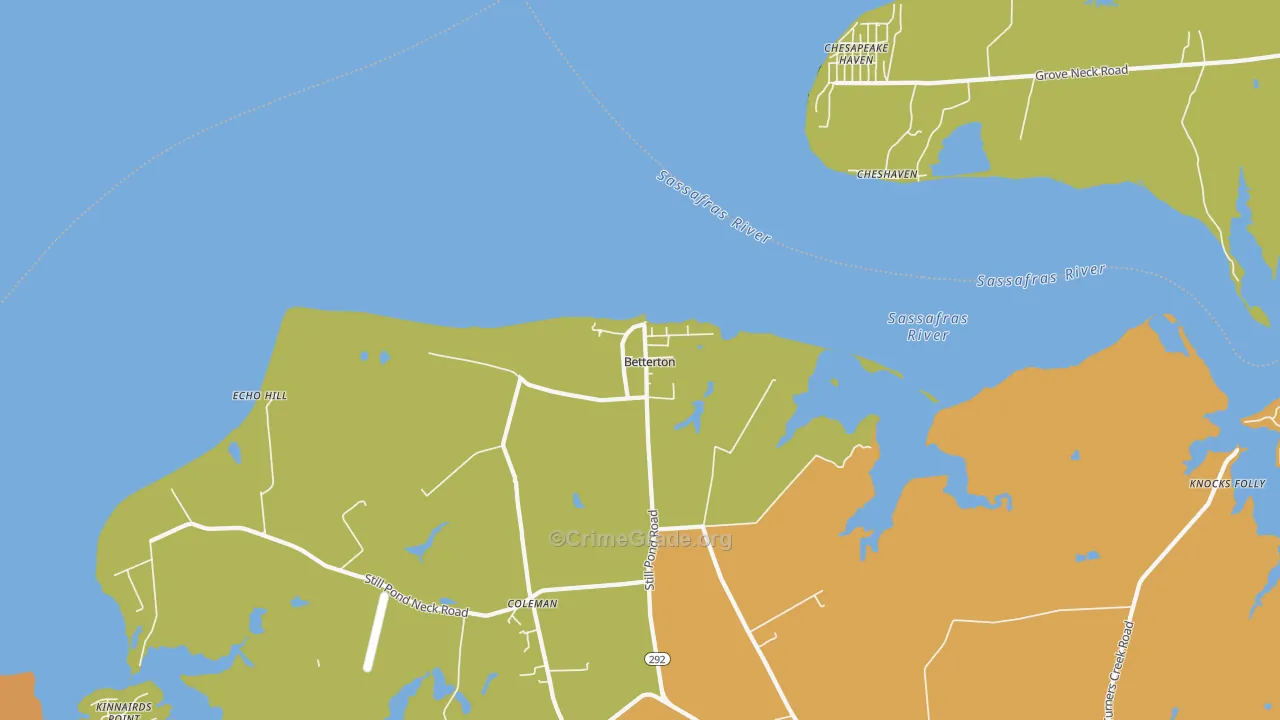21610, MD Map of Theft Rates