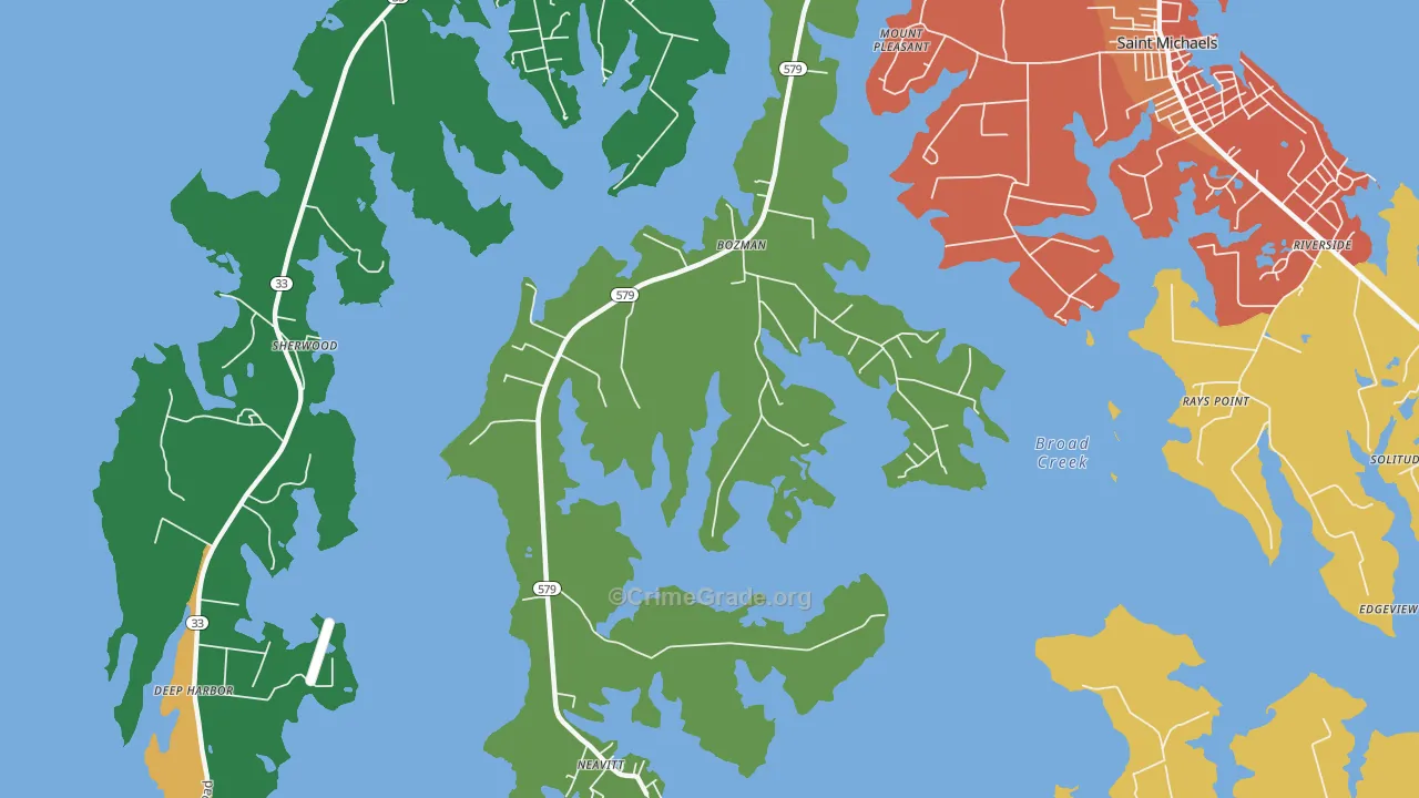 21612, MD Map of Theft Rates