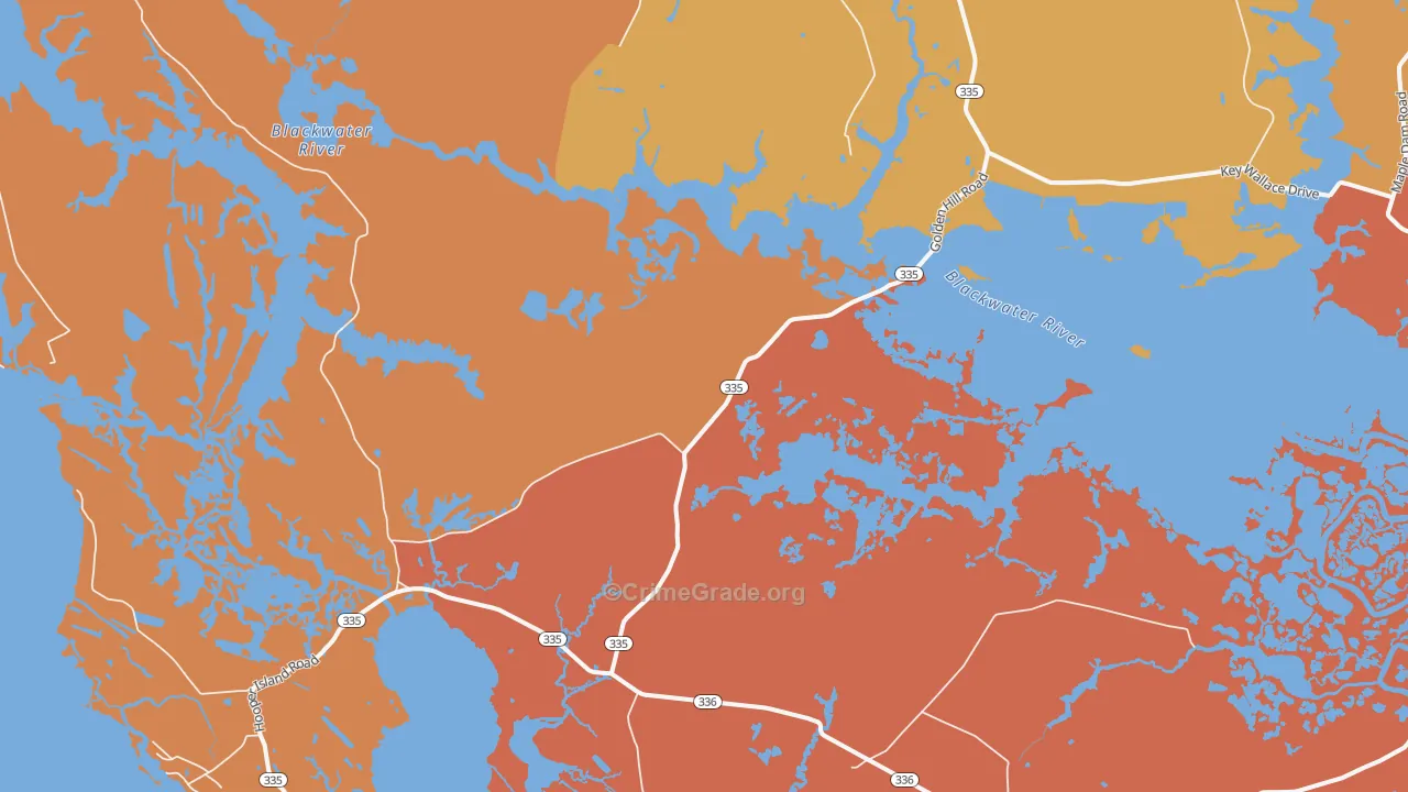 21622, MD Map of Theft Rates
