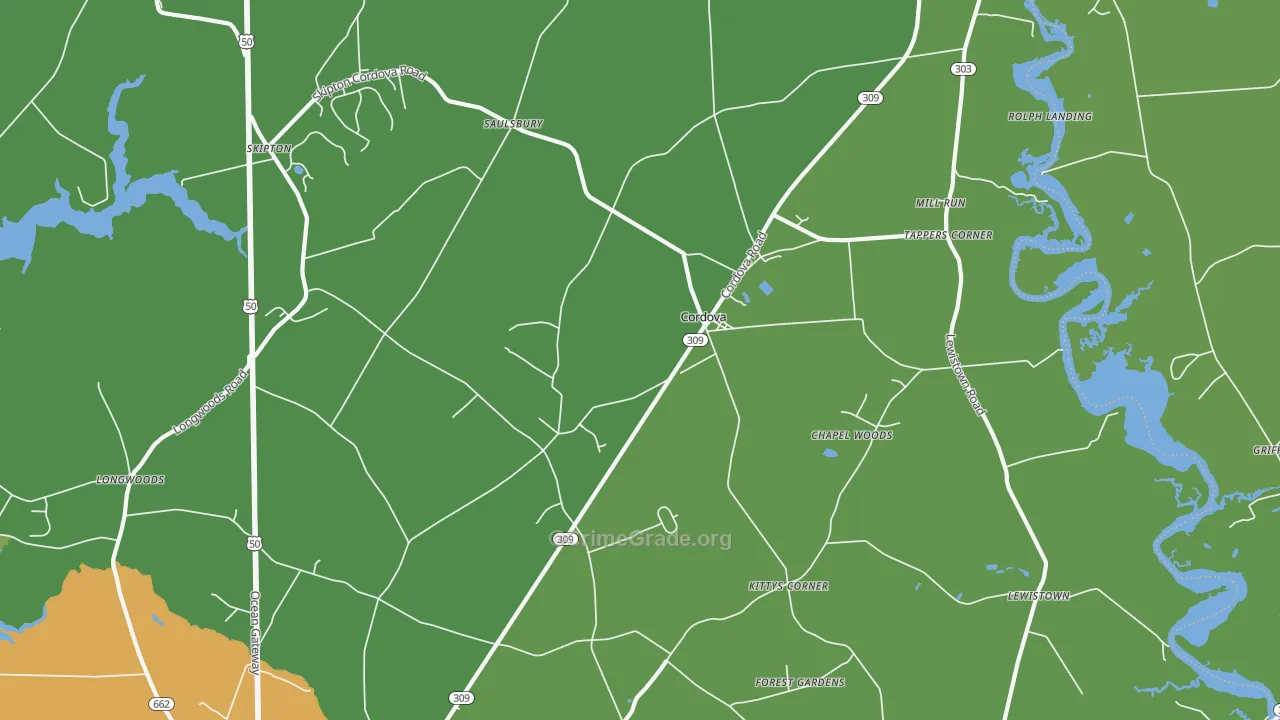 21625, MD Map of Theft Rates