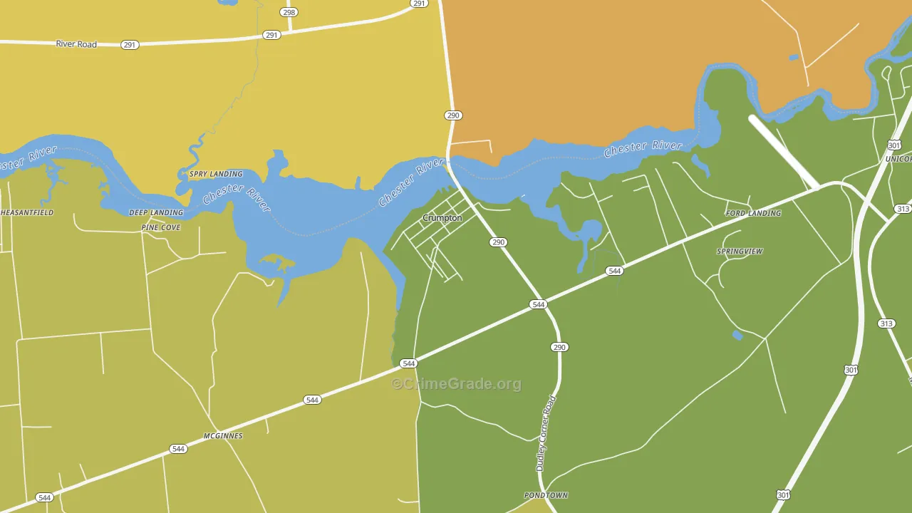 21628, MD Map of Theft Rates