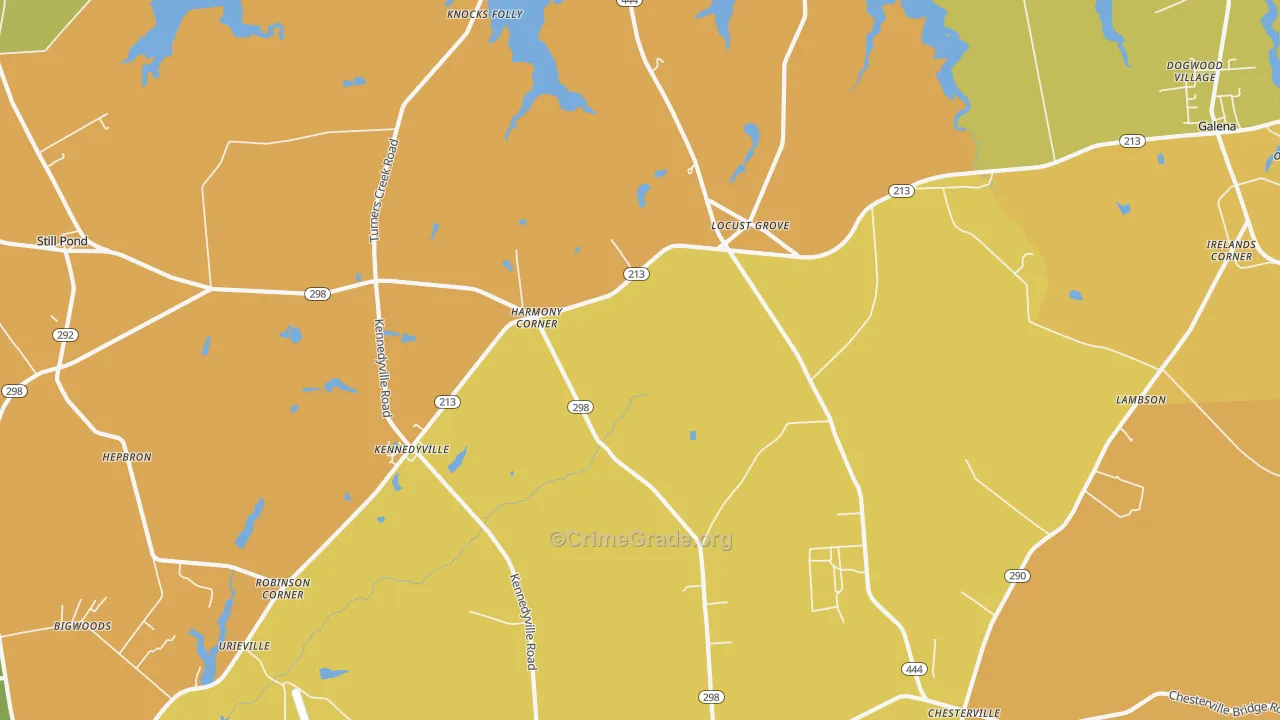 21645, MD Map of Theft Rates