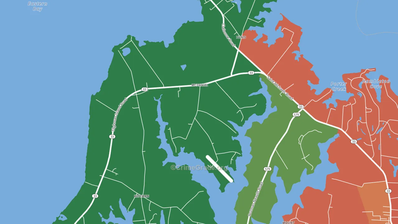 21647, MD Map of Theft Rates