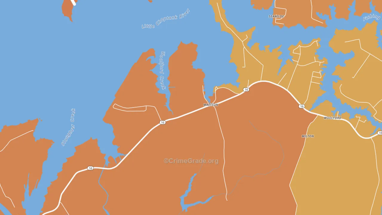 21648, MD Map of Theft Rates