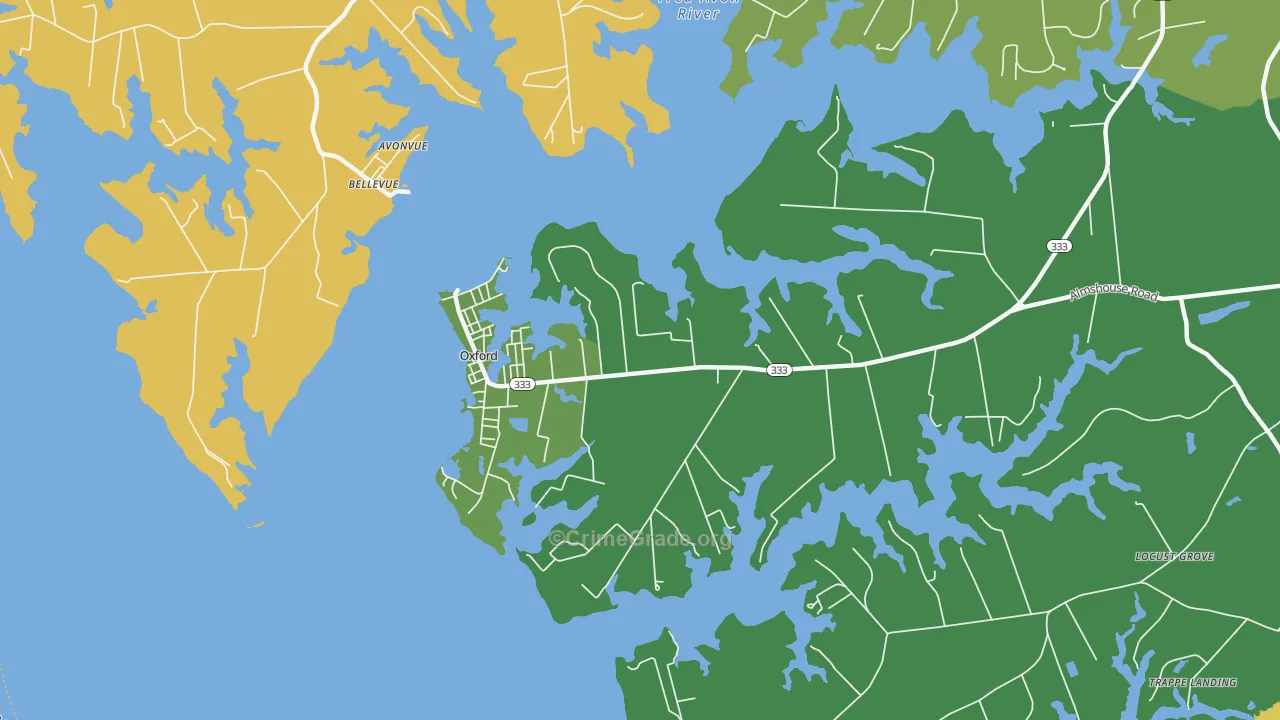 21654, MD Map of Theft Rates