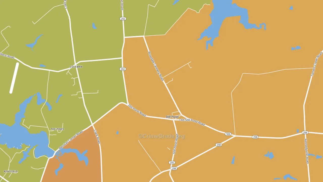 21667, MD Map of Theft Rates
