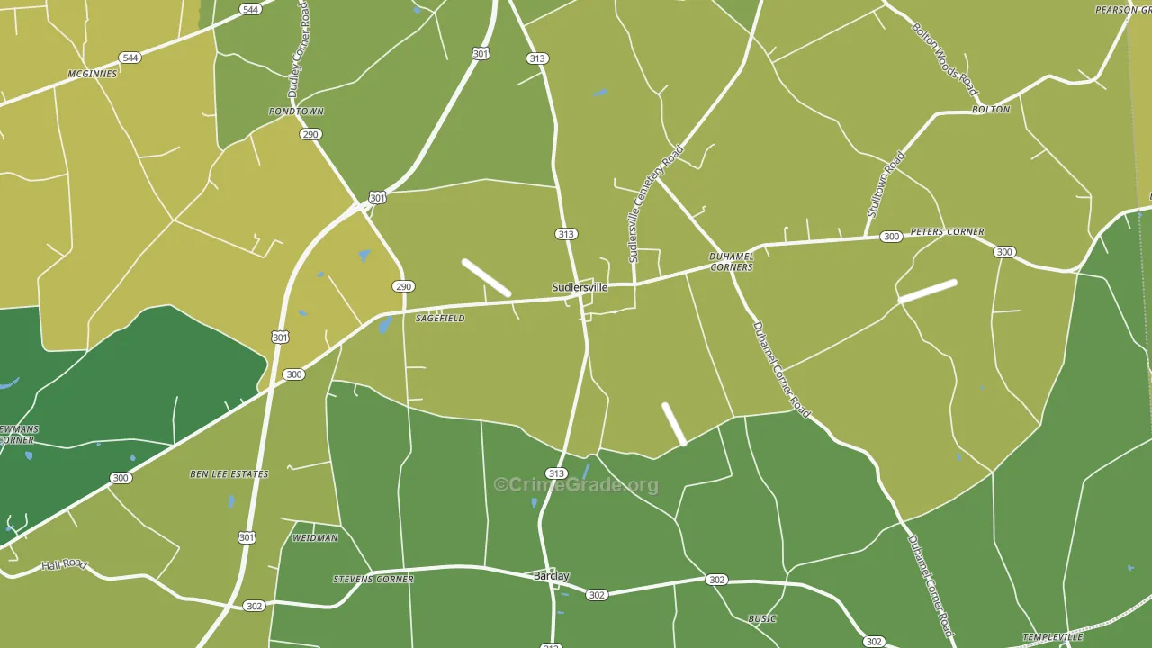 21668, MD Map of Theft Rates