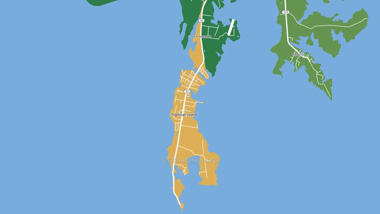 21671, MD Map of Theft Rates