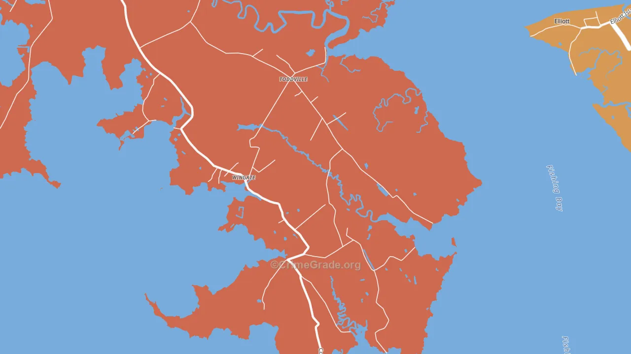 21672, MD Map of Theft Rates