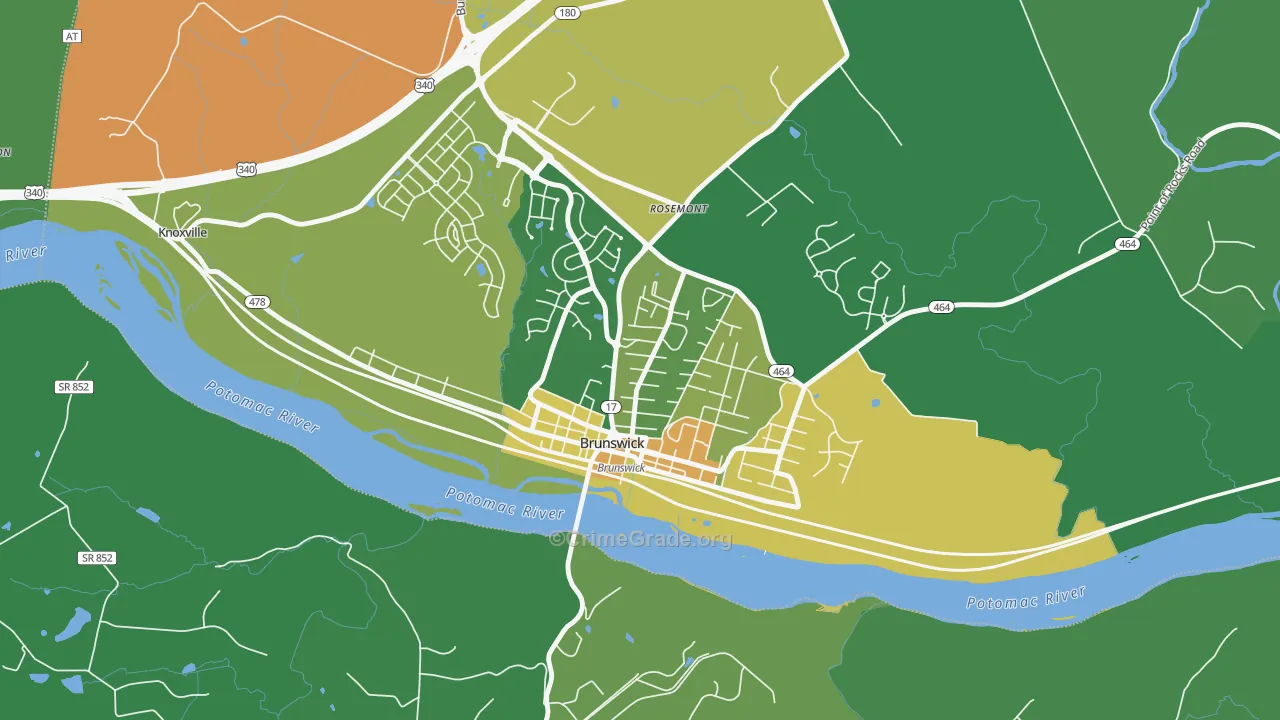 21716, MD Map of Theft Rates
