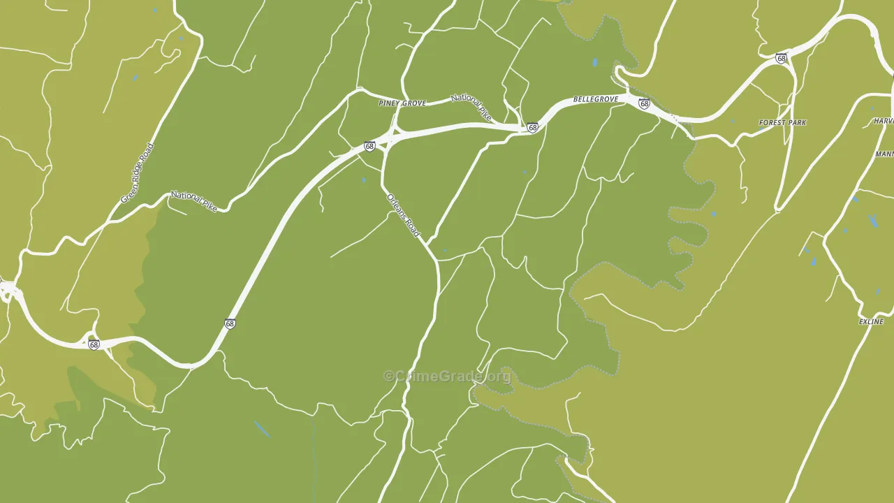 21766, MD Map of Theft Rates