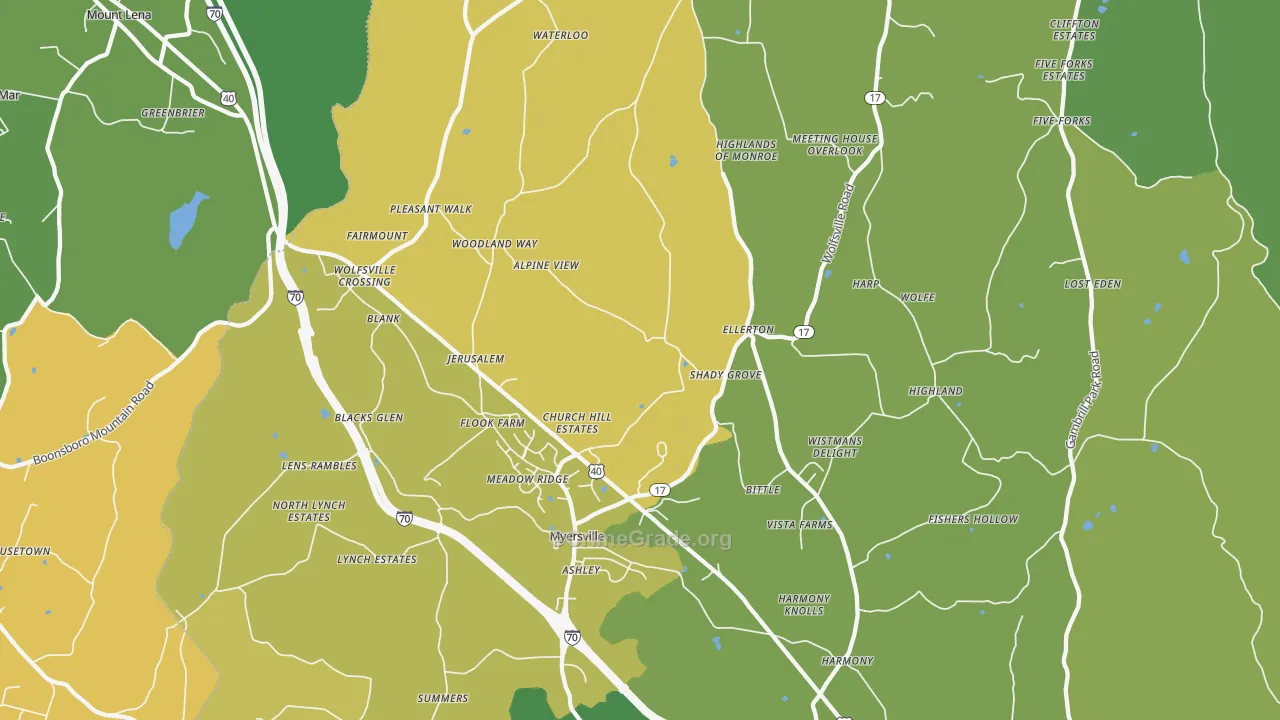 21773, MD Map of Theft Rates
