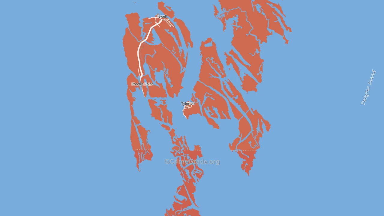 21866, MD Map of Theft Rates