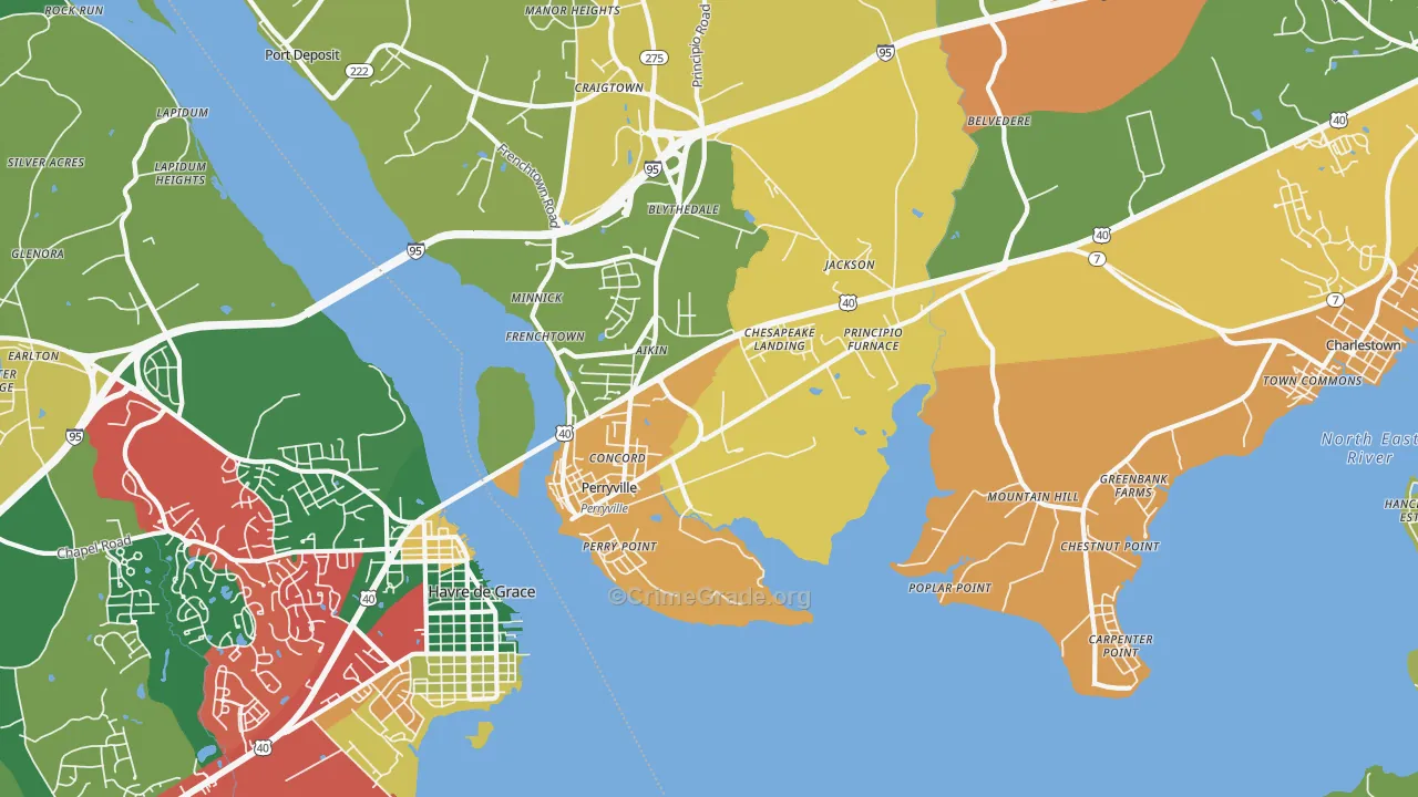 21903, MD Map of Theft Rates