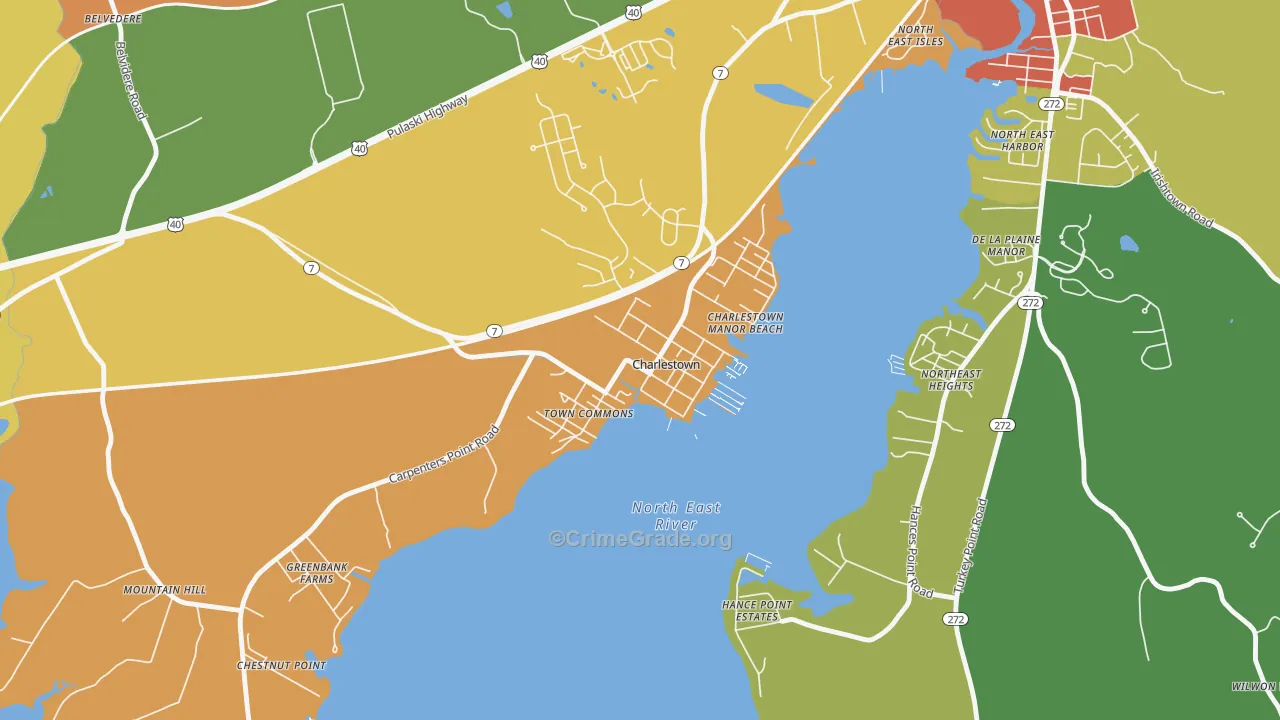 21914, MD Map of Theft Rates