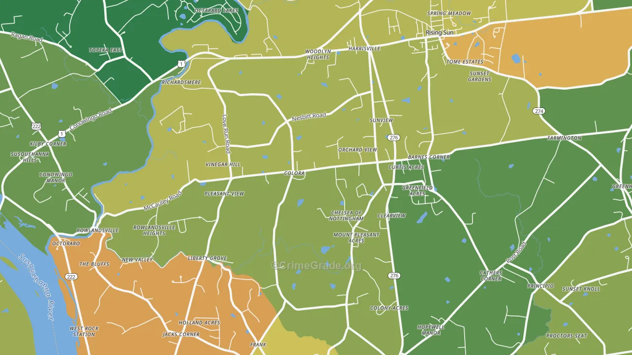 21917, MD Map of Theft Rates