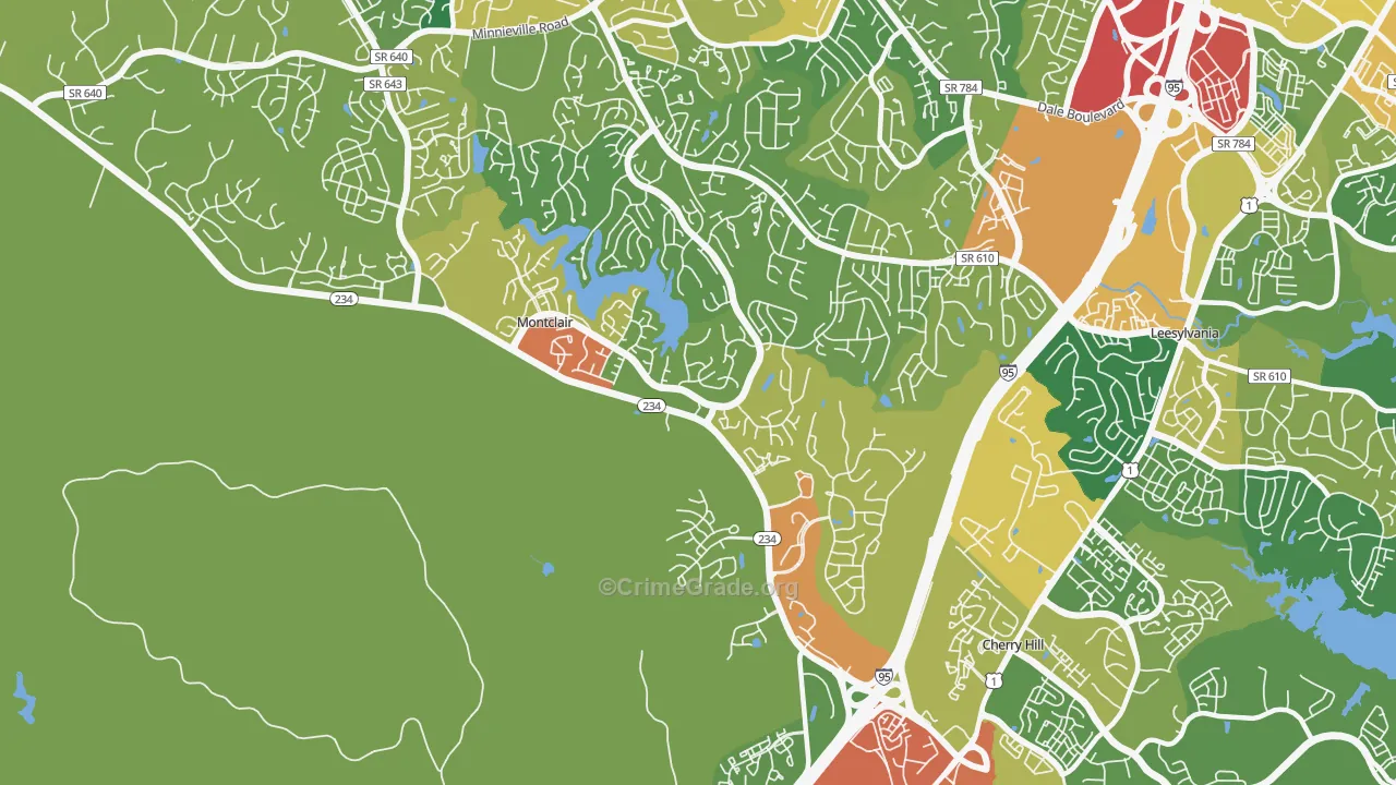 22025, VA Map of Theft Rates