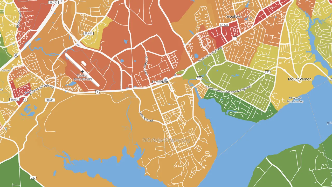 22060, VA Map of Theft Rates