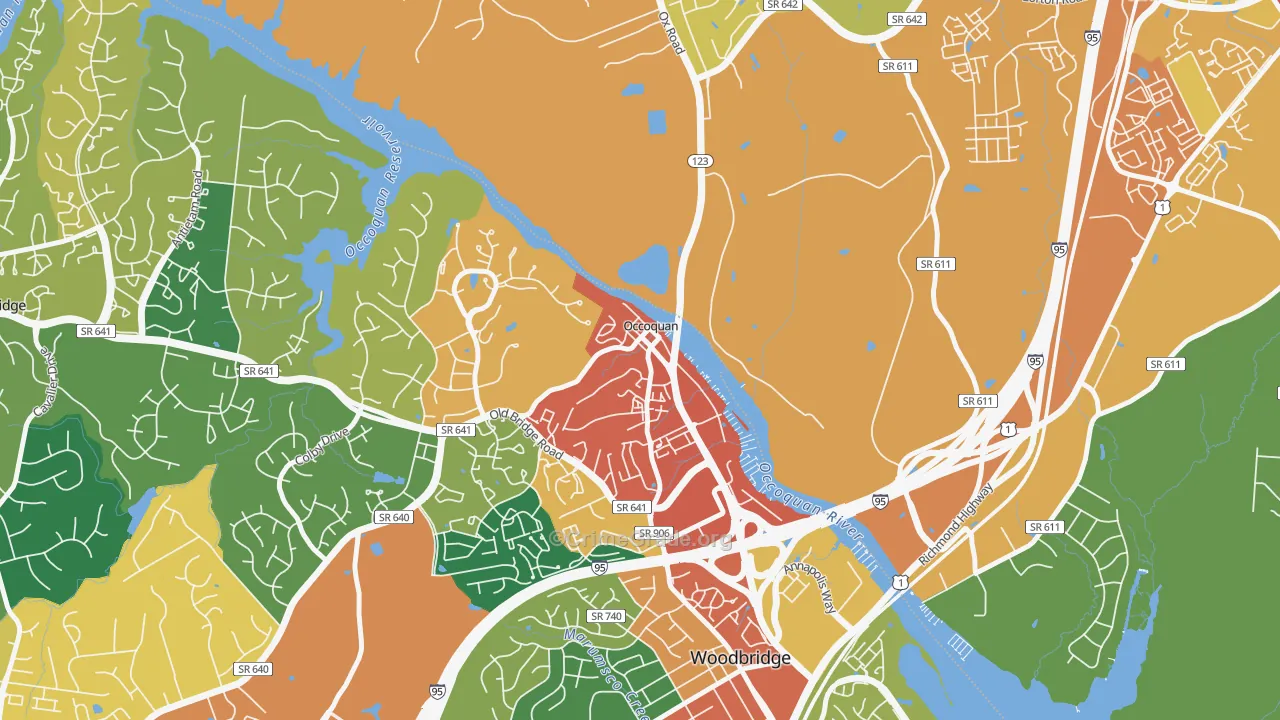 22125, VA Map of Theft Rates