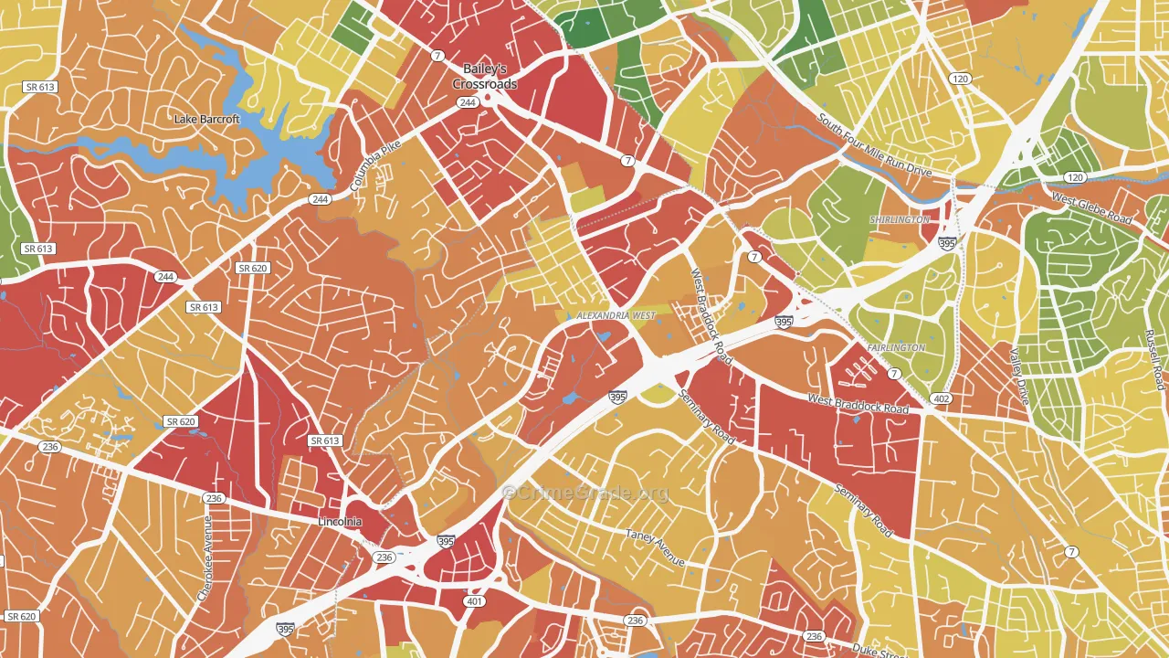 22311, VA Map of Theft Rates