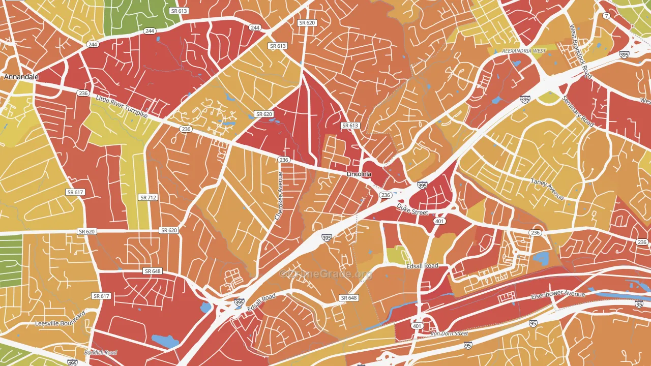 22312, VA Map of Theft Rates