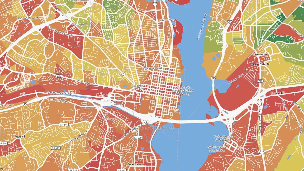 22314, VA Map of Theft Rates