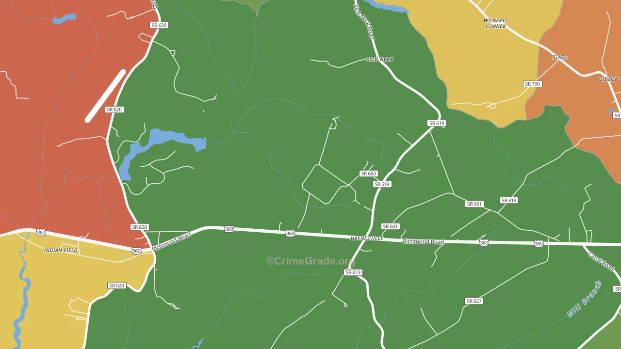 22472, VA Map of Theft Rates