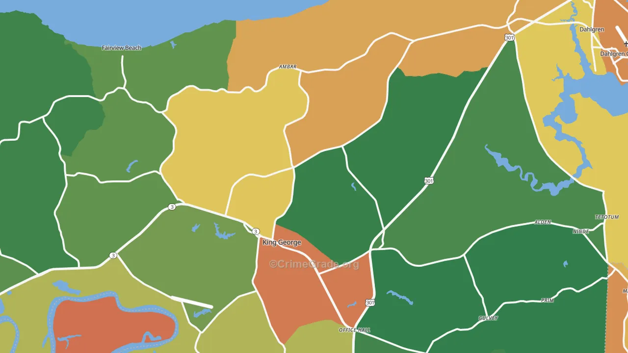 22485, VA Map of Theft Rates