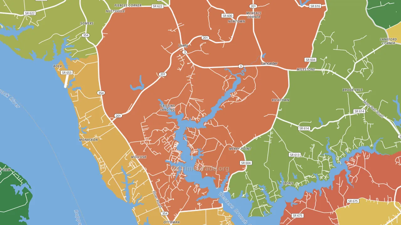 22503, VA Map of Theft Rates