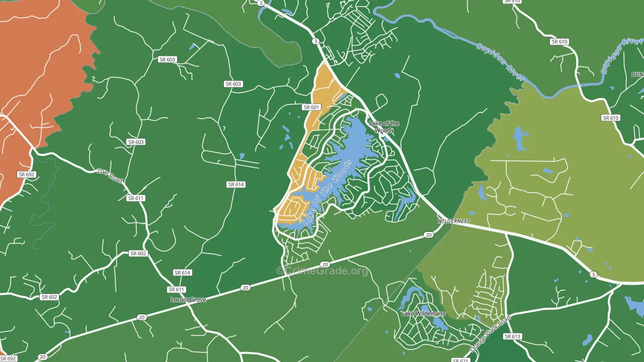 22508, VA Map of Theft Rates