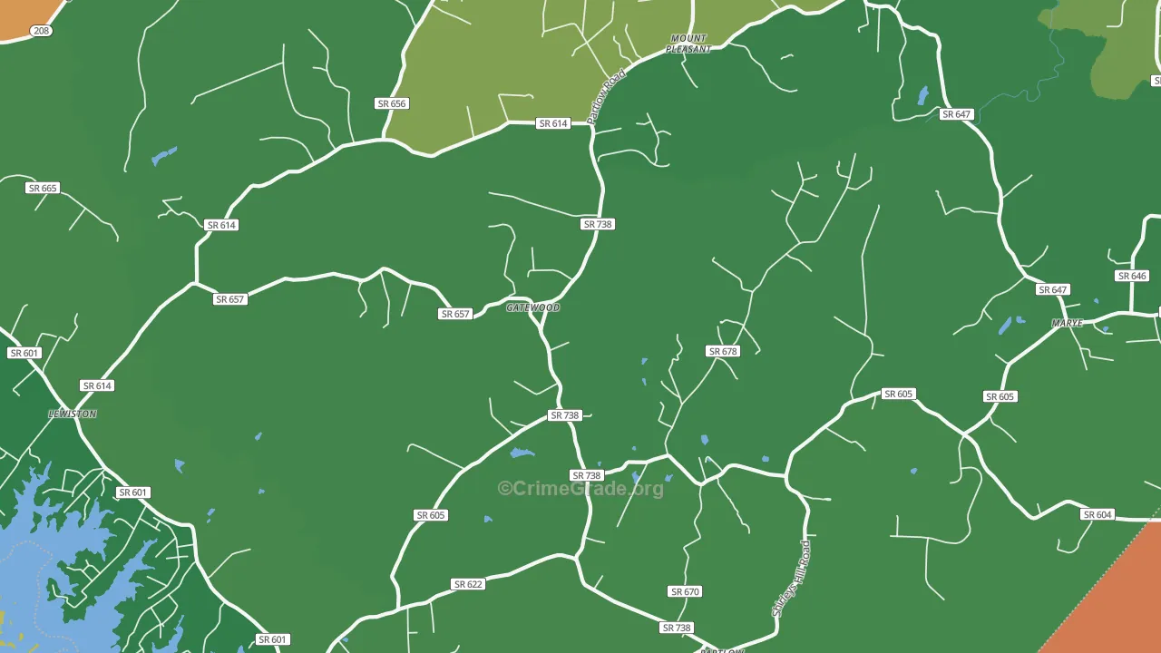 22534, VA Map of Theft Rates