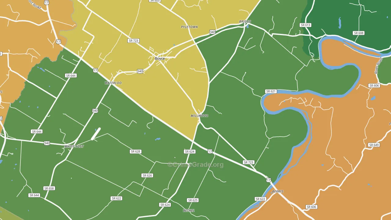 22620, VA Map of Theft Rates