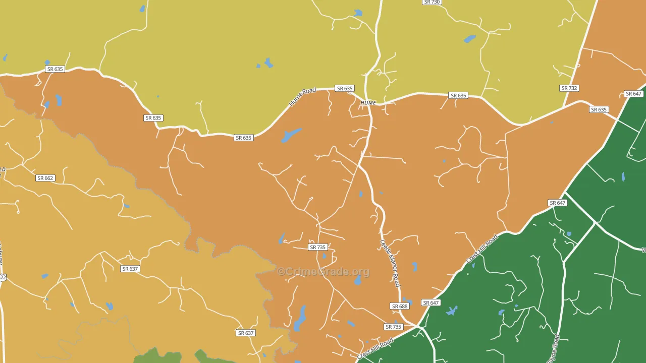 22639, VA Map of Theft Rates