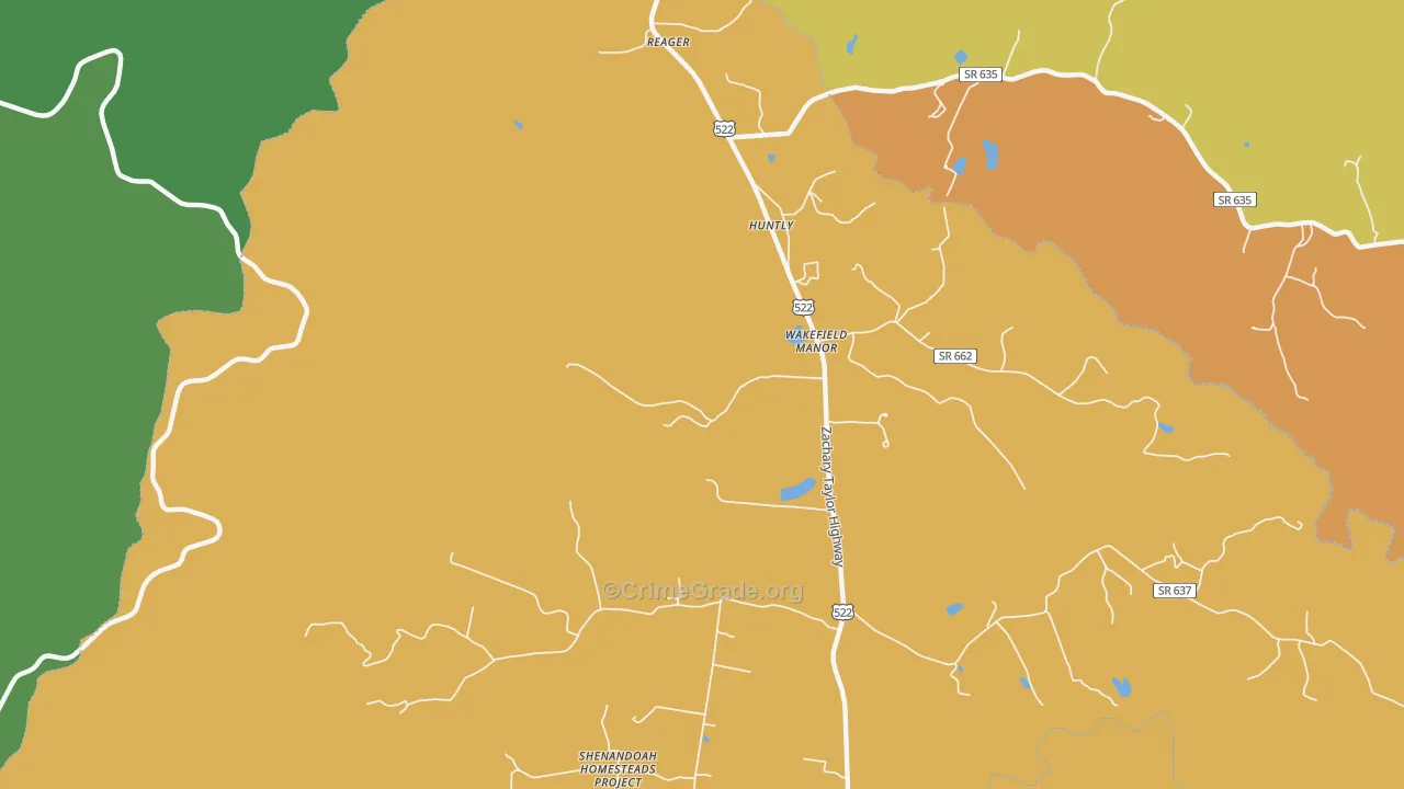 22640, VA Map of Theft Rates