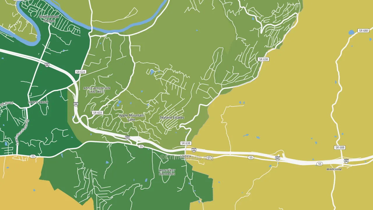 22642, VA Map of Theft Rates