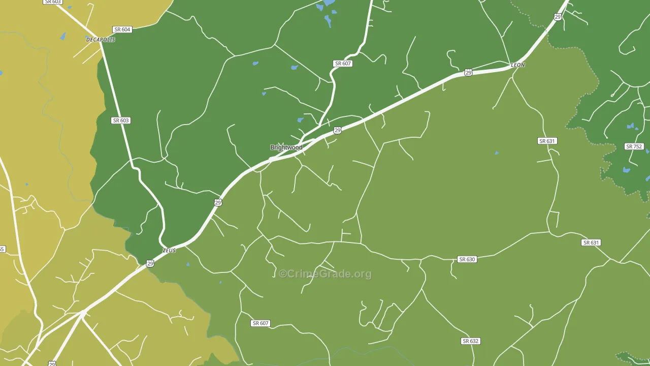 22715, VA Map of Theft Rates