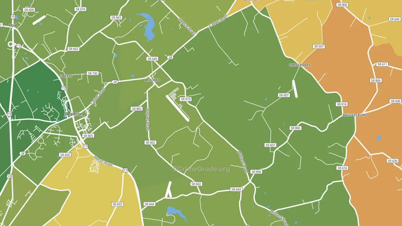 22728, VA Map of Theft Rates