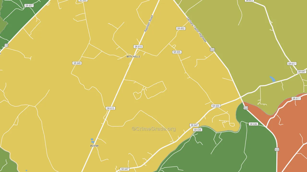 22729, VA Map of Theft Rates