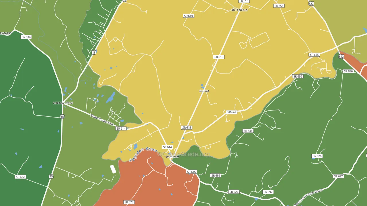 22733, VA Map of Theft Rates