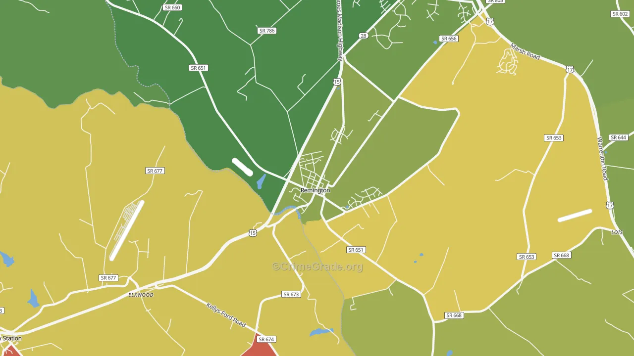 22734, VA Map of Theft Rates