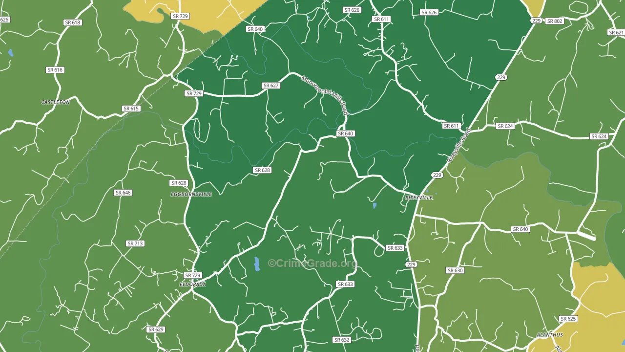 22737, VA Map of Theft Rates